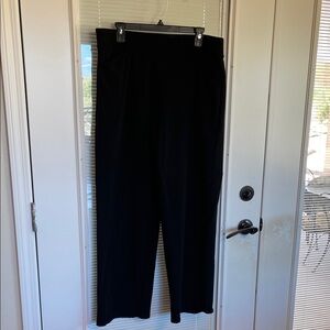 Classic Black Straight Leg Women's Pants